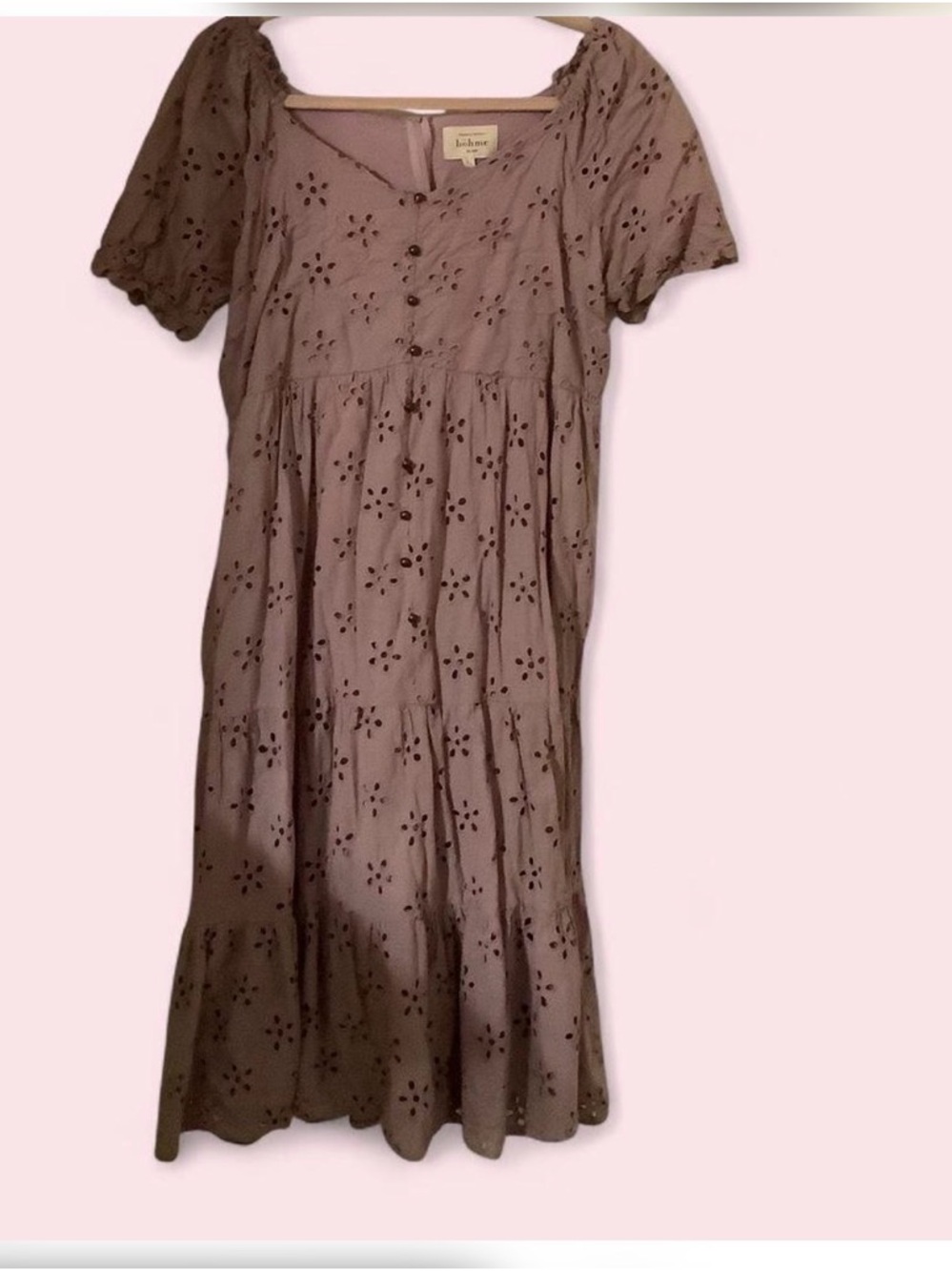Boheme Lavender Eyelet Blouse